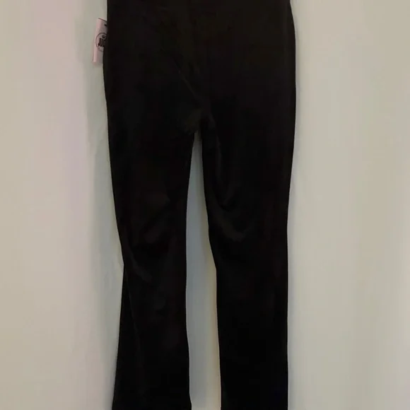 NWT Juicy Couture Black Velvet Sweatpants - Picture 3 of 6